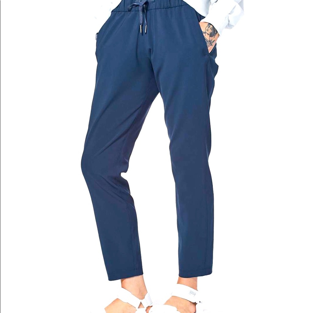 Lululemon Navy On the Fly Pants
